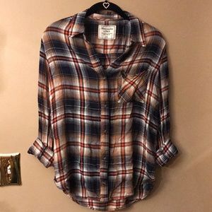 🎉💖REDUCED💖🎉Abercrombie & Fitch Plaid Shirt